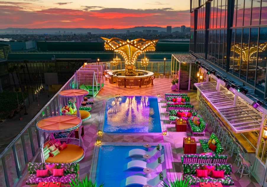 Golden Hour / 写真提供：Moxy + AC Hotel Downtown Los Angeles