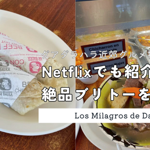 【グアダラハラ近郊グルメ探訪】Netflixでも紹介された「Los Milagros de Dalila」で絶品ブリトーを堪能