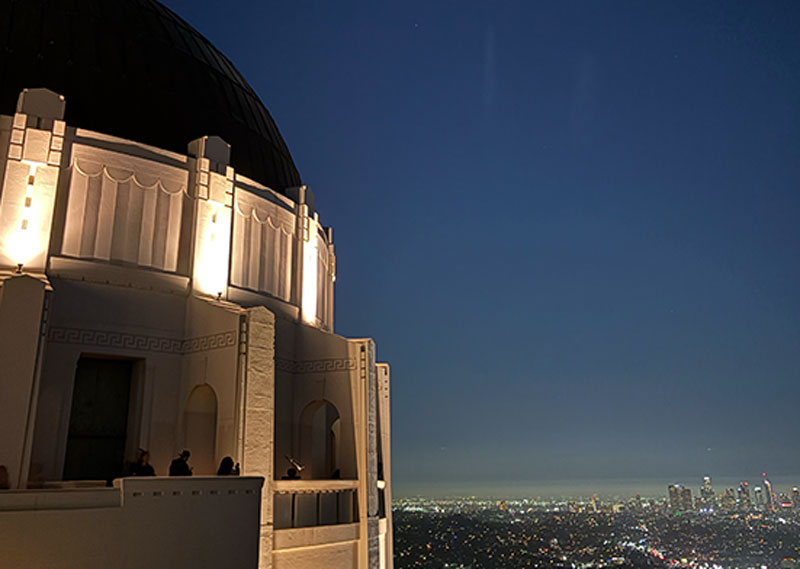 グリフィス天文台　夜景