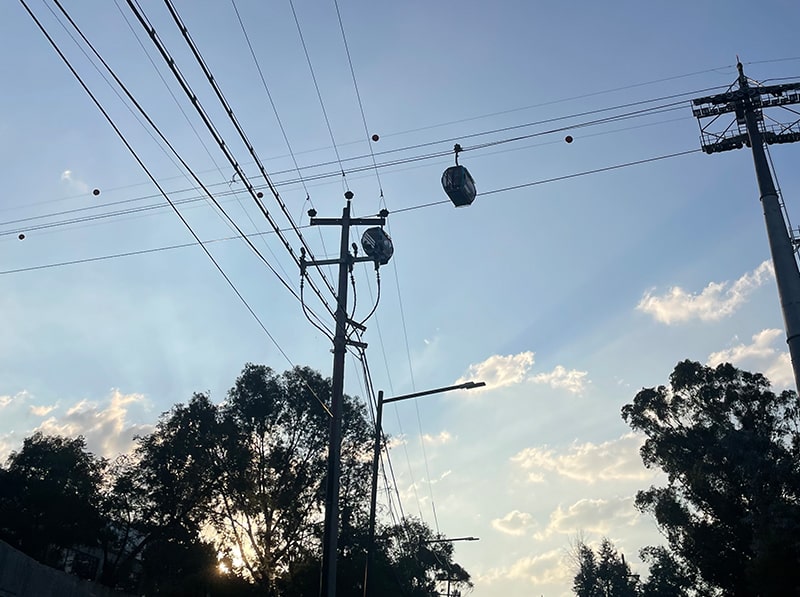 ケーブルカ₋からの景色