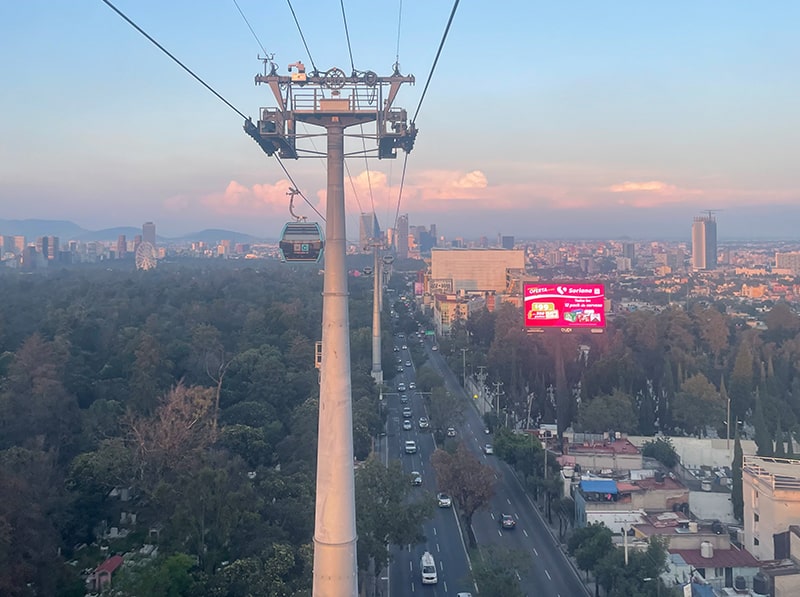 ケーブルカ₋からの景色