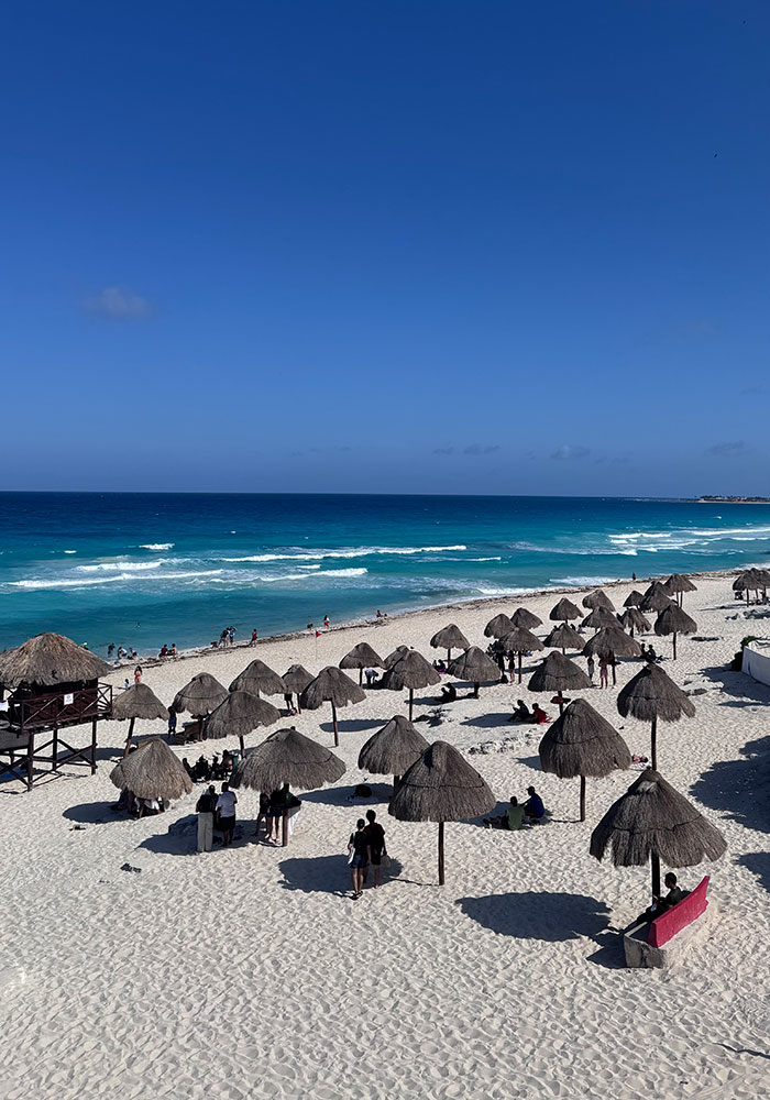 カンクンのビーチ