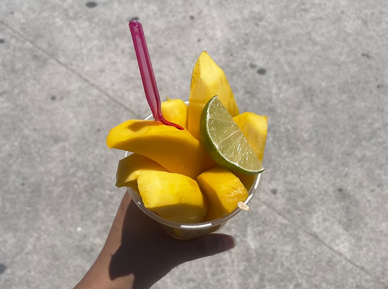 ビーチのフル－ツ