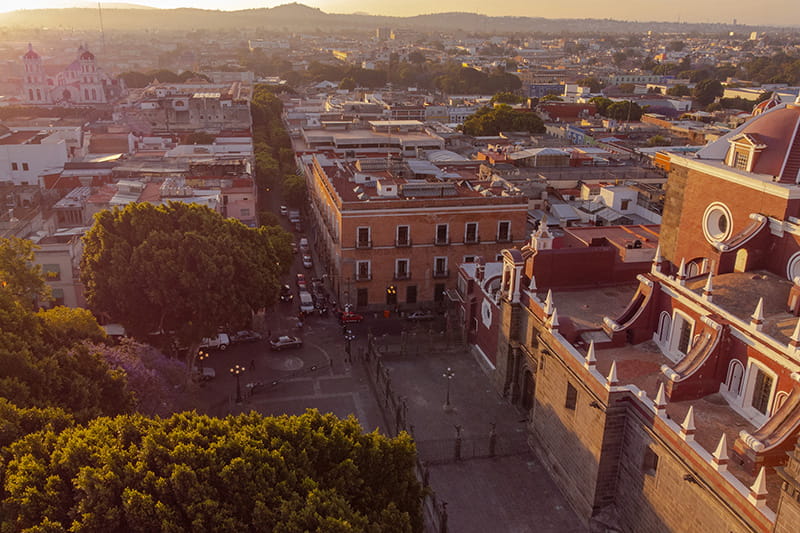 プエブラの街並み