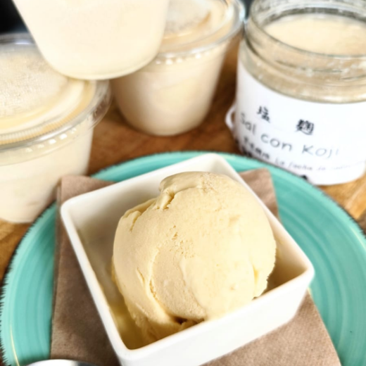 【Mari’s Pastry】本日より塩麴を使った優しいアイス始めました！