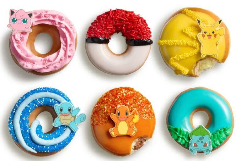 ポケモン×クリスピークリームが激アツ、ピカチュウら限定ドーナツ全6種が登場