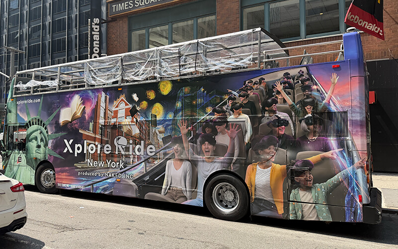現実とバーチャルが交差する観光バス「XploreRide New York」を体験！